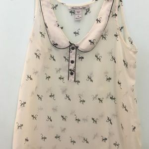 Medium American Rag Kitty Blouse 🐱